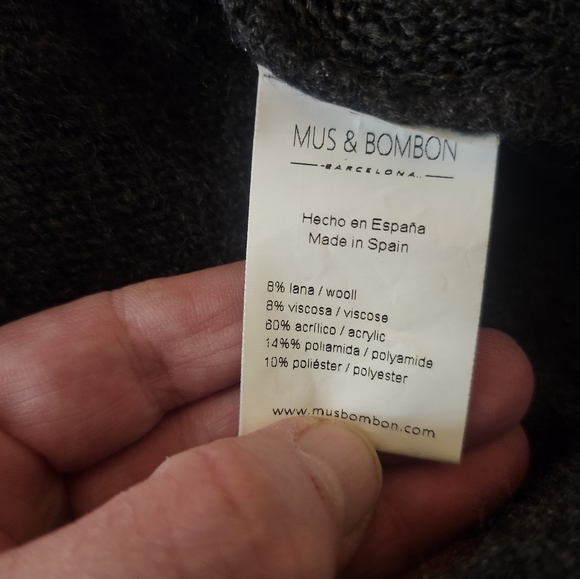 Turtleneck poncho by Mus & Bombon - Picture 5 of 5